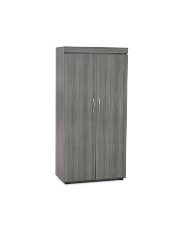 Alacena Organizadora Tyler Mediana de 2 Puertas – Color Gris Ceniza