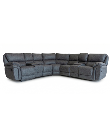 Sala Modular Reclinable Paradise 3 piezas - Color Gris