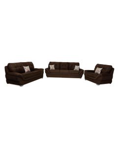 SALA BRITANIA DE 3 PLAZAS COLOR CHOCOLATE 