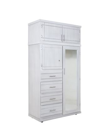 CLOSET COYOTL CON 4 CAJONES Y UN ESPEJO