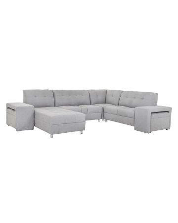 SALA LISSE DISEÑO MODULAR CHAISE Y TABURETES